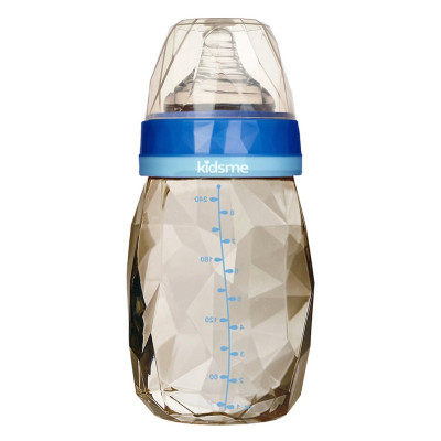 Bình sữa kim cương cổ rộng PPSU 240ml Kidsme
