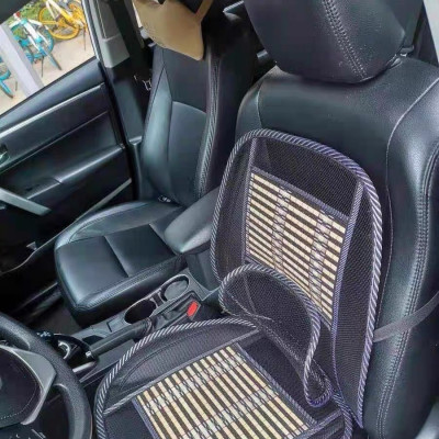 Lót ghế lưới trúc thoáng mát, massage chống đau mỏi cho xe ô tô