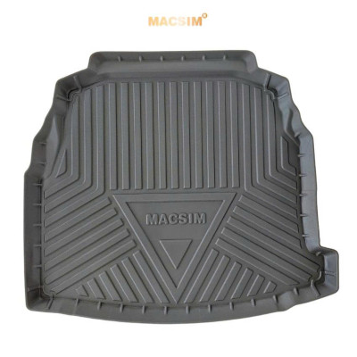 Thảm lót cốp xe ô tô (qd) Mercedes E W213 (E300,E400) 2015+  nhãn hiệu Macsim chất liệu TPV cao cấp màu đen