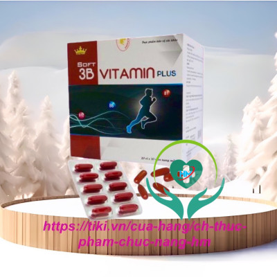 Viên uống Soft 3b Vitamin plus Kingphar New, hộp 100v