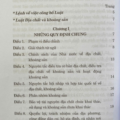 Luật Địa Chất và Khoáng Sản năm 2024