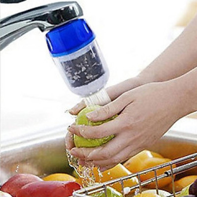 Đầu Lọc Nước Trực Tiếp Tại Vòi Đá Vôi Lọc Cặn Bẩn, Khử Mùi - Đầu Lọc Than Hoạt Tính
