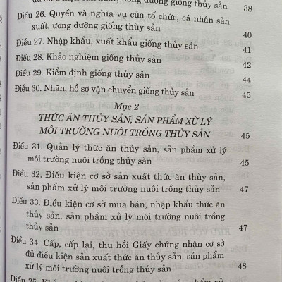 Luật Thuỷ Sản ( Sửa đổi, bổ sung năm 2020, 2024)