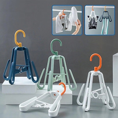 Set 2 móc treo phơi giày dép thông minh xếp gọn tiện lợi khả năng chịu lực cao ,không tốn diện tích ,giữ độ cân bằng cho giày dép không bị lệch và mau khô ráo