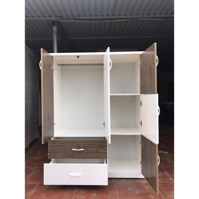 Tủ nhựa 6 cánh 2 kéo Jang Mi