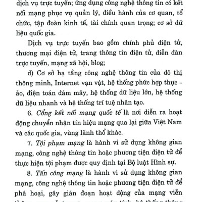 Luật An Ninh Mạng (Hiện Hành)