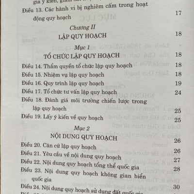 Luật Quy Hoạch ( Hiện Hành )