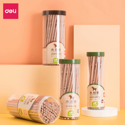  Bút chì lục giác/tam giác Deli - loại HB/2B - 30 chiếc/hộp - S941 / S943