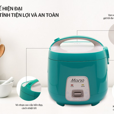 Nồi cơm điện 1.8L SUNHOUSE MAMA SHD8652G - Hàng chính hãng