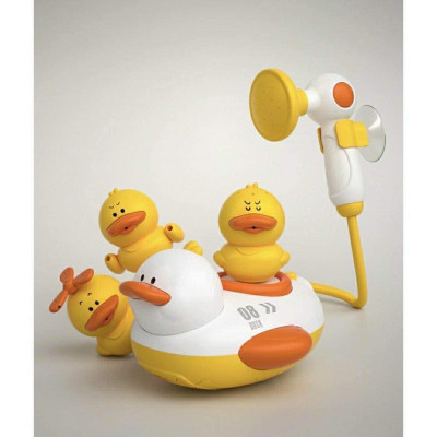 Đồ Chơi Nhà Tắm Cho Bé, Đồ Chơi Vịt Phun Nước Vòi Sen, Vịt Bơi Nhà Tắm
