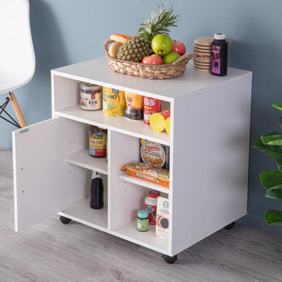 Tủ phòng ăn bằng gỗ kiểu dáng nhỏ gọn SMLIFE Derrick