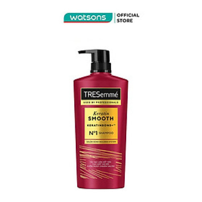 Dầu Gội Tresemmé Keratin Smooth Tinh Dầu Argan & Keratin Vào Nếp Suôn Mượt 850g