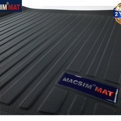 Thảm lót cốp xe ô tô Lincoln MKC 2015-2017 nhãn hiệu Macsim chất liệu TPV cao cấp màu đen(D0218)