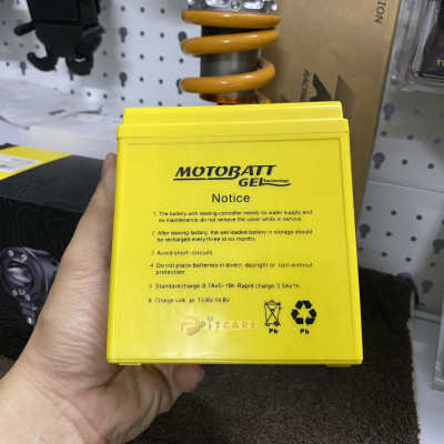 Bình Ắc Quy GEL Motobatt MTX7L 12V 7Ah CCA105  Cho SH @ Dylan