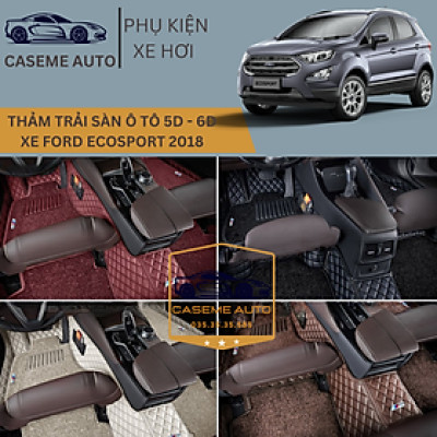 [FORD ECOSPORT] Thảm Trải Sàn, Lót Sàn Ô Tô 5D 6D Thiết Kế Theo Xe FORD ECOSPORT 2018 Chống Nước, Không Mùi - MẪU DIAMOND - Hàng Chính Hãng