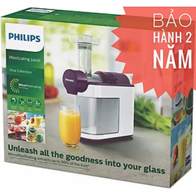 MÁY ÉP CHẬM PHILIPS HR1891 Hàng chính hãng