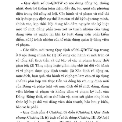 Hỏi - đáp về xử lý vi phạm kỷ luật của Đảng (bản in 2024)