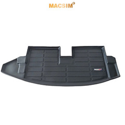 Thảm lót cốp xe ô tô Isuzu Mux 2015- 2021 nhãn hiệu Macsim chất liệu TPE màu đen