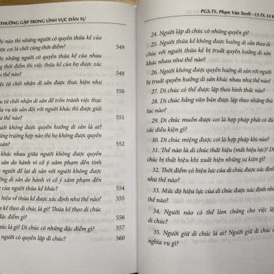 Các câu hỏi thường gặp trong lĩnh vực dân sự