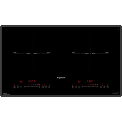 Bếp Đôi Điện Từ Nagakawa NK2C05MB - Hàng Chính Hãng