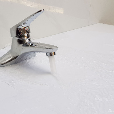 Vòi Lavabo 2 chân nóng lạnh Đồng mạ Chrome Eurolife EL-LOT03-1 (Trắng bạc)