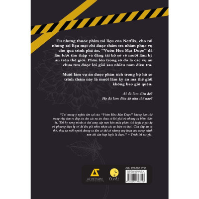 Sách - Vườn Hoa Mạt Dược Ký Sự - Những Kỳ Án Nổi Tiếng Chưa Có Lời Giải