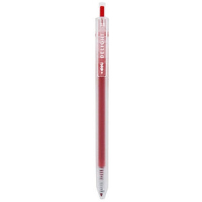 Bút Gel 0.5 mm - Deli EG118-RD - Mực Đỏ