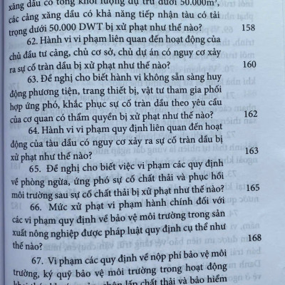 Hỏi - Đáp Về Xử Phạt Vi Phạm Hành Chính Trong Lĩnh Vực Bảo Vệ Môi Trường