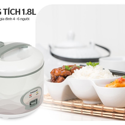 Nồi cơm nắp gài Sunhouse 1.8 lít SHD8602 - Hàng chính hãng