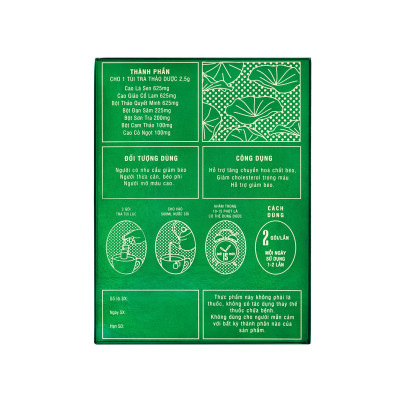 Bộ 4 Sản Phẩm Trà Thảo mộc Hỗ Trợ Giảm Cân Disan