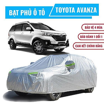 Bạt phủ xe ô tô 7 chỗ Toyota Avanza 3 lớp chống nóng, chống thấm, chống bụi. Bạt phủ xe Avanza, Bạt trùm xe hơi