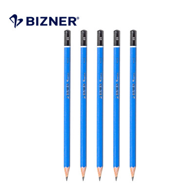 Hộp 10 cây Bút chì gỗ cao cấp Bizner BIZ-P02 - Độ cứng 2B