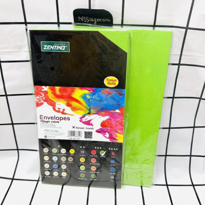 Xấp 10 Cái Bao Thư 12*22 Zentino Màu Sắc Đa Dạng