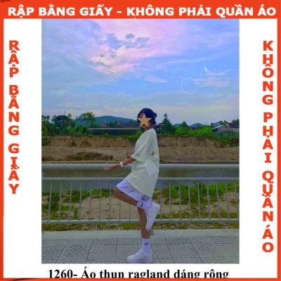 Rập giấy áo thun tay ragland mã 1260 (BẢN VẼ)