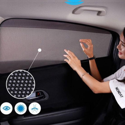 Rèm che nắng nam châm cho xe Honda CRV, bộ 4 tấm cho 4 cửa, hàng loại 1 cao cấp nhất, vừa khít kính