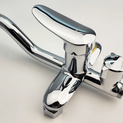 Cây sen nóng lạnh Đồng mạ Chrome Eurolife EL-SC928 (Trắng bạc)