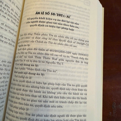 ÁN LỆ VIỆT NAM (Sách chuyên khảo) (Xuất bản lần thứ hai) – Nguyễn Hoà Bình – NXB Chính trị quốc gia sự thật