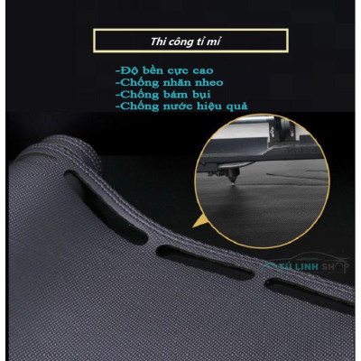 Thảm Taplo Xe Mazda 2 đời 2015-2023 loại da dày cao cấp 3 lớp chống trượt Da Carbon đen