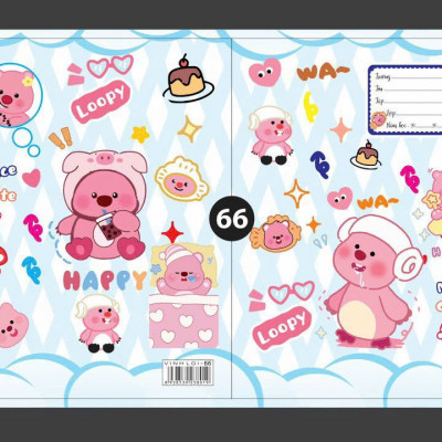 [ Xấp 10 Cái 1 Hình ] Xấp 10 Cái Bao Tập Hình ĐÃ LỒNG KIẾNG Nhiều Hình Dễ Thương, Kích Thước Bao Vừa Tập 155*205mm-Giao Mẫu Ngẫu Nhiên Theo Chủ Đề Tùy Đợt Nhập Hàng