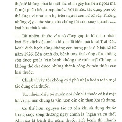 Sống Khoẻ Mạnh Không Phụ Thuộc Vào Thuốc