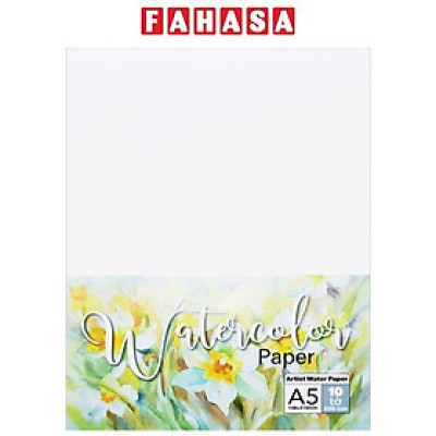 Giấy Vẽ Mỹ Thuật A5 - Artist Water Paper 300gsm - The Sun (10 Tờ/Xấp)