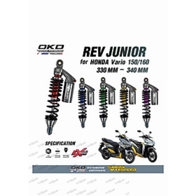 Phuộc Sau OKD Rev Junior Honda Vario 150/160 (chính hãng)