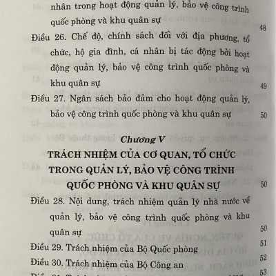 Luật Quản Lý, Bảo Vệ Công Trình Quốc Phòng và Khu Quân Sự