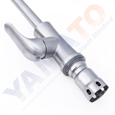 Bộ vòi rửa chén nóng lạnh Inox 304 Yamato cao cấp YCNI02 | kèm dây cấp nóng lạnh 