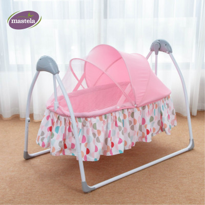 Nôi điện cho bé điều khiển từ xa kết hợp nhạc trắng ru ngủ Mastela SG239 - Nôi cho bé sơ sinh tới 2 tuổi bảo hành 12 tháng