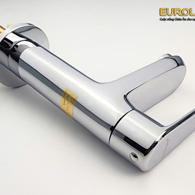 Vòi Lavabo lạnh chất liệu Đồng mạ Chrome Eurolife EL-LL120 (Trắng bạc)