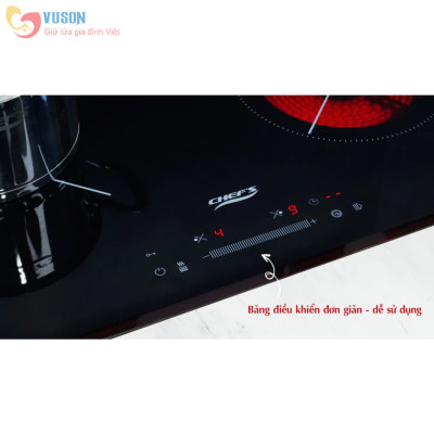 Bếp từ đôi Chefs EH-MIX366 - Hàng chính hãng