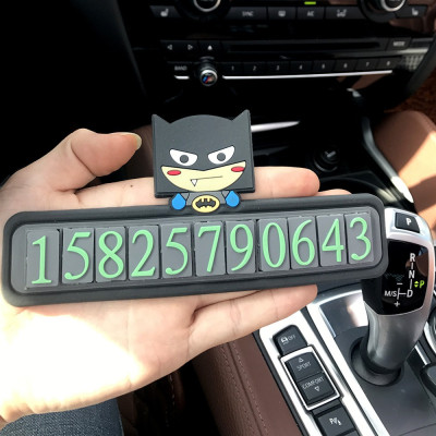 Bảng ghi số điện thoại nhựa dẻo trên ô tô
