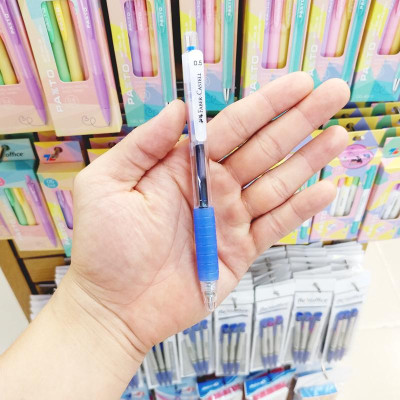 Bút Gel Bấm Fast Gel 0.5 mm - Faber-Castell 641651 - Mực Xanh