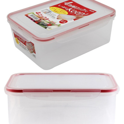 Combo 04 hộp thực phẩm inomata 2300ml hàng nội địa Nhật Bản No.1852#